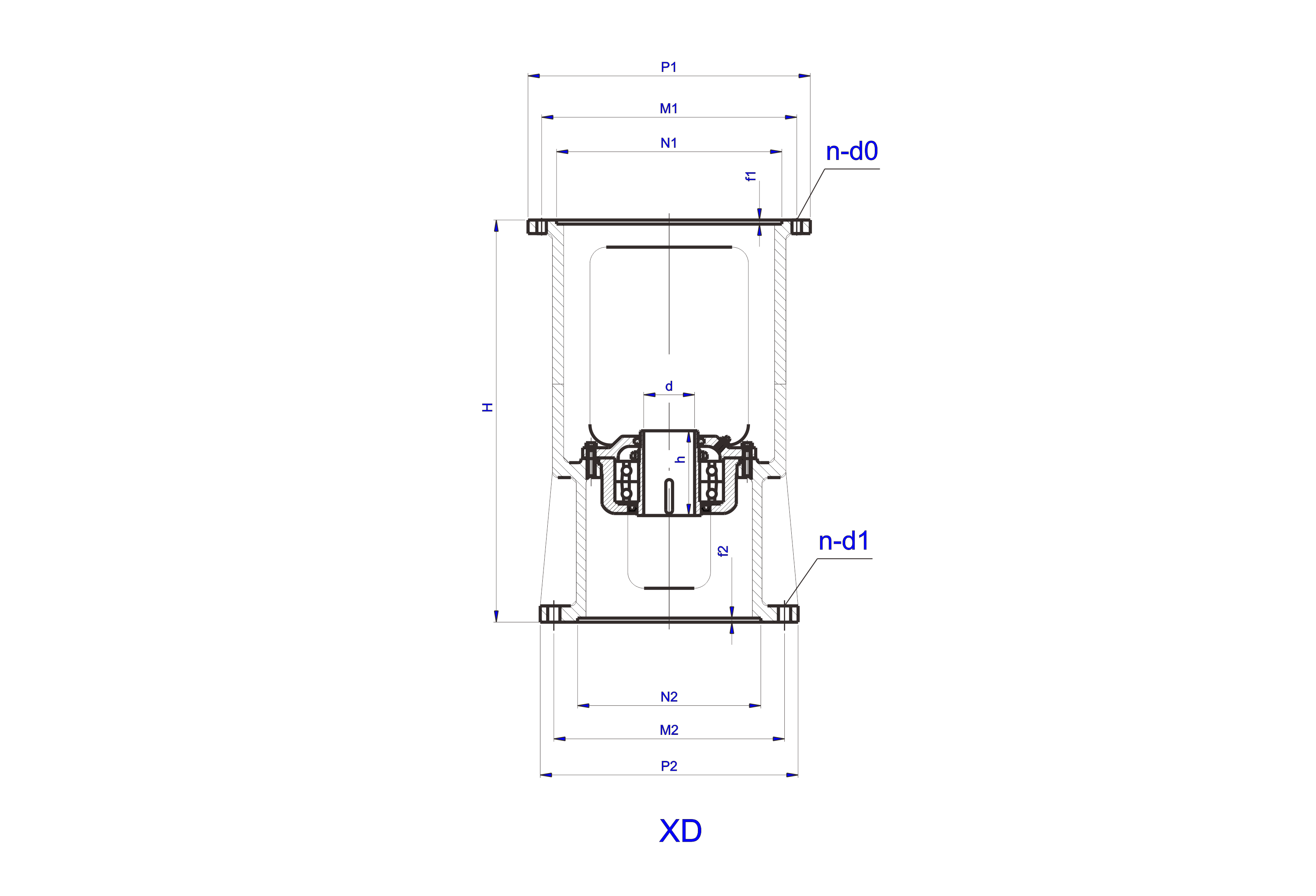   XD型便拆卸式單支點(diǎn)攪拌機(jī)架設(shè)計(jì)圖